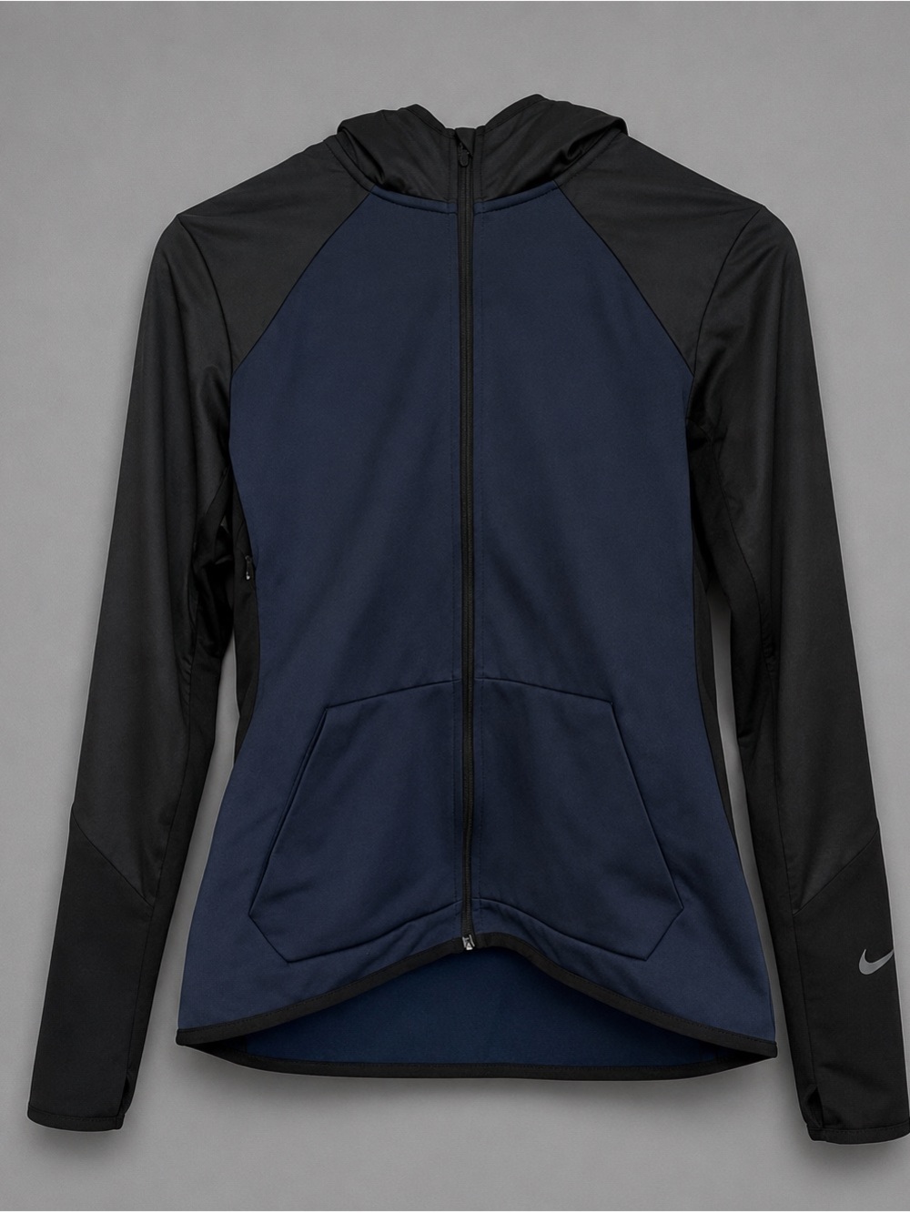 Nike Dri-FIT Full Zip Hooded Athletic Jacket Black Women’s Small